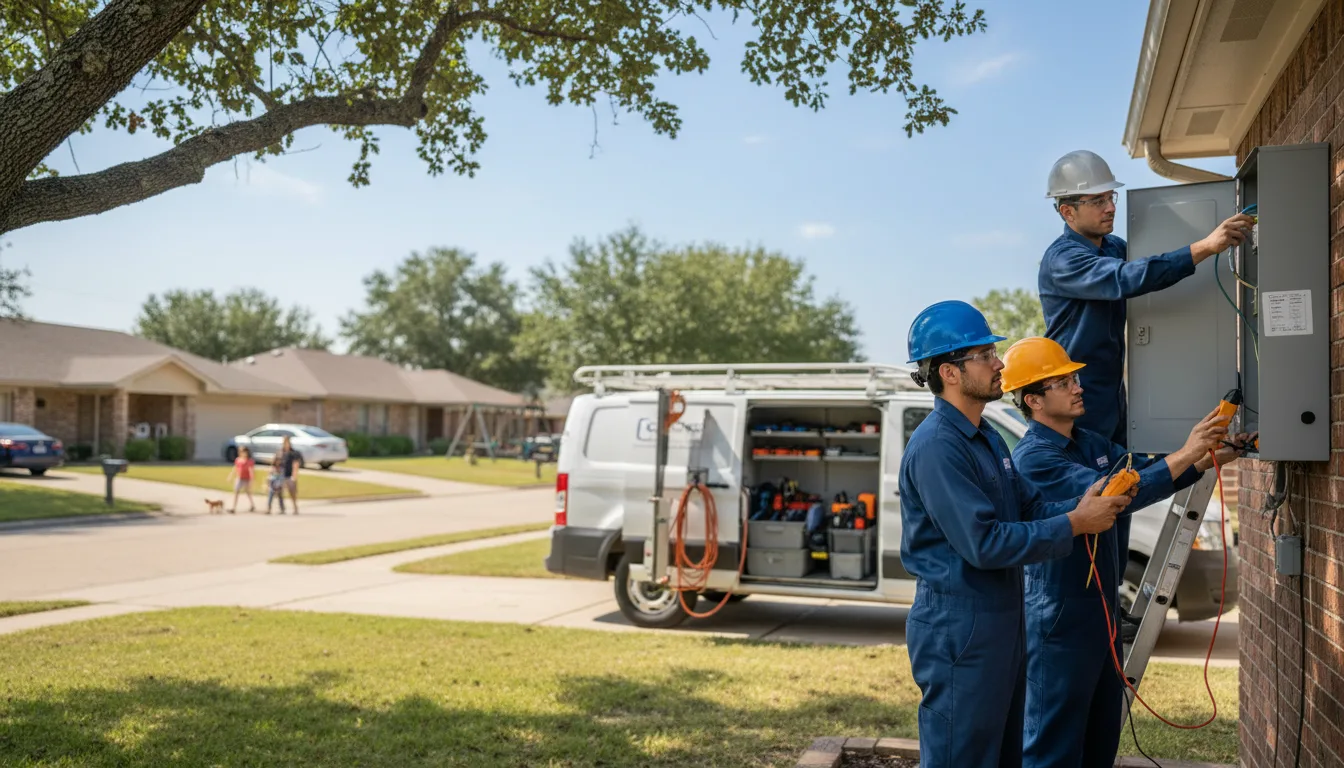 Certified electrician providing emergency electrical services in Cuyahoga Falls, OH